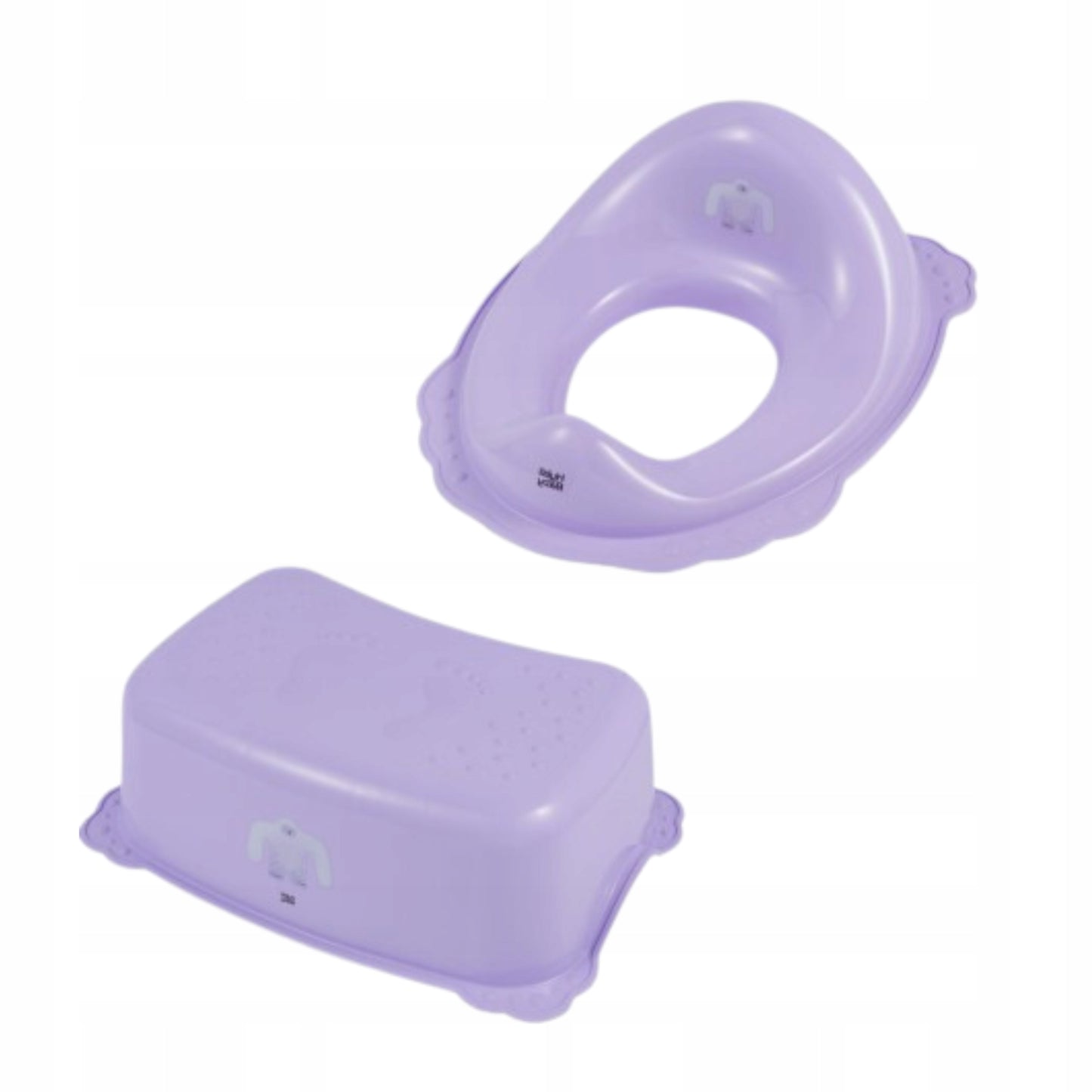 Nakładka na sedes do toalety + podnóżek - fioletowy YETI