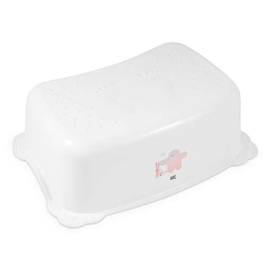 Podnóżek do toalety dla dzieci, antypoślizgowy - biały FRIENDS